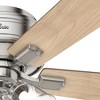 Hunter Fans 52" Crestfield Lighted Ceiling Fan Brushed Nickel with Natural Wood Blades and Integrated LED Light - 4 of 4