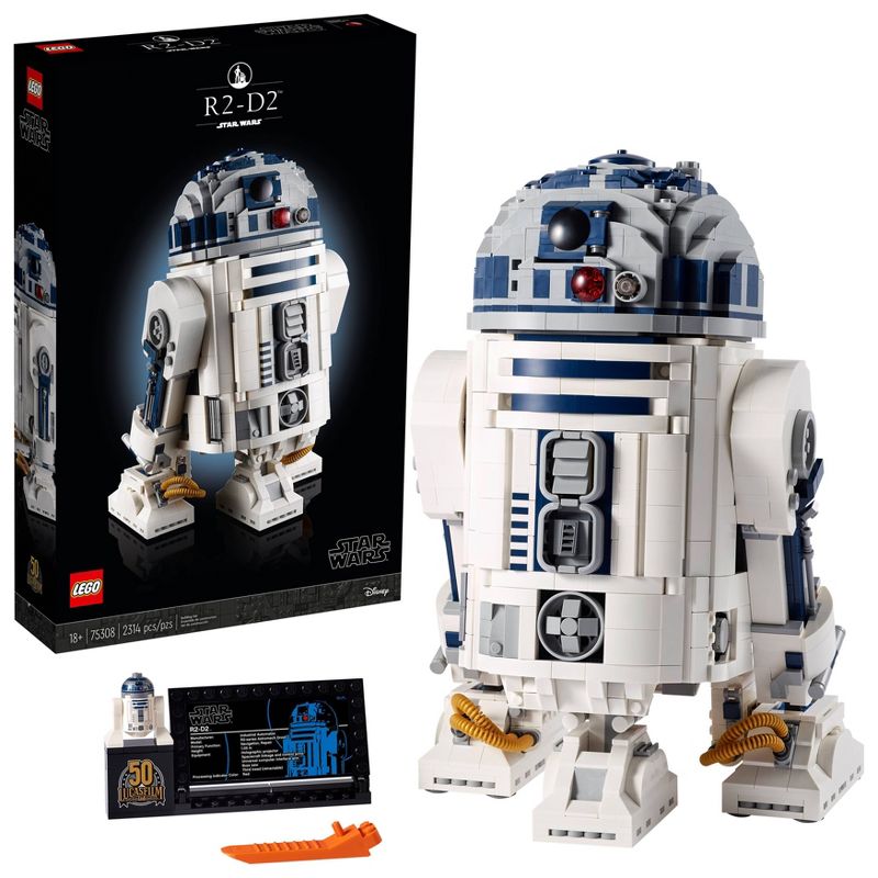 LEGO Star Wars R2-D2 Droid Building Set 75308, 1 of 13