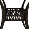 vidaXL Patio Table Bronze 35.4 inches x35.4 inches x29.1 inches  Cast Aluminum - 4 of 4