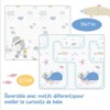 AmourLil 71x59in Extra Large Baby Play Mat – Waterproof Foam Floor Mat for Babies, Toddlers & Infants, Ideal for Playtime - 2 of 4