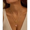 Layered Gold Shell Necklace With Conch & Starfish Pendant - Boho Non-Tarnish Summer Beach Vacation Jewelry Gift For Women - 4 of 4