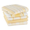 Design Imports Yellow Asst Woven Dishtowels Set/5 - 3 of 4