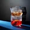 Viski Zephyr Crystal Lowball Tumblers, Elegant Cut Crystal Whiskey Glasses, Perfect for Scotch, Bourbon, Cocktails, and Neat Spirits, 8.5 oz, Set of 2 - 2 of 4