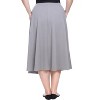 Women's Plus Size Tasmin Flare Midi Skirts - White Mark - 3 of 3