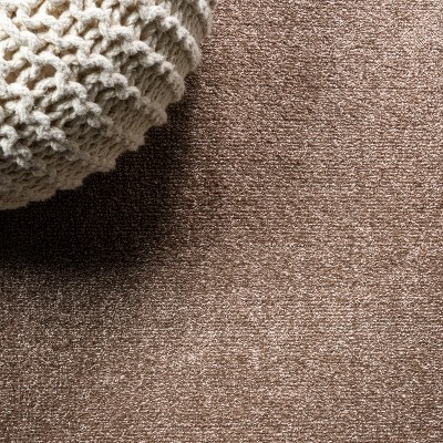 Modern Reversible Red Synthetic 9' x 12' Easy-Care Area Rug