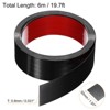 Unique Bargains Self-Adhesive Stainless Steel Mirror Finish Peel and Stick Wall Trim - 2 of 4