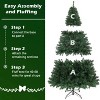 Clearance! Pre-Lit Hinged Artificial Christmas Tree, 470 LEDs, 8 Modes, Full Branches, Easy Assembly - 4 of 4