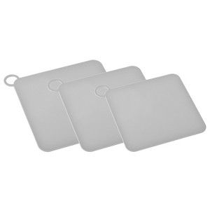 Unique Bargains Silicone Anti-Odor Durable Reusable Tub Stopper Floor Drain Cover 3 Pcs - 1 of 4
