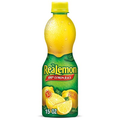 Image of Lemon juice in a bottle