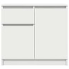 CLIHOME 3 Doors Kitchen Sideboard Buffet Cabinet Engineered Wood Compact Storage Cabinet Modern Kitchen Cupboard - 4 of 4