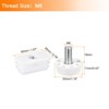 Unique Bargains Plastic Non-Skid Adjustable Square Insert  Furniture Leveling Feet - 2 of 4