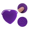 Unique Bargains Silicone Facial Cleansing Brush with Suction Cup 3.35"x2.95"x0.51" 1 Pc - 3 of 4