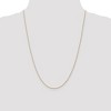 Black Bow Jewelry 0.8mm, 10k Yellow Gold, Baby Rope Chain Necklace - 2 of 4