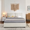 Hydraulic Storage Platform Bed Frame with Soft Chenille Upholstered Headboard,Modern Luxury Design for Bedroom-Baofuwish - 3 of 4