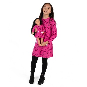 Leveret Girl and Doll Matching Cotton Dress - Classic Prints - 1 of 3