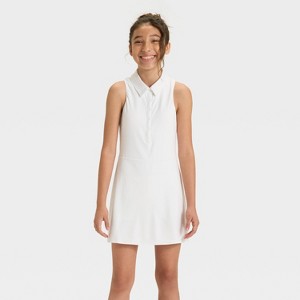 Girls' Uniform Polo Dress - All In Motion™ - 1 of 3