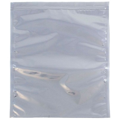 JAM Paper 9 x 12 Open End Catalog Foil Envelopes with Zip Closure Clear 300912A58A3B