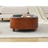 VASIP  Elevated Dog Bed Pet Sofa with Solid Wood Legs and  Bent Wood Back, Modern Velvet Dog Bed Design for Medium Dogs,Light Gray - 3 of 4