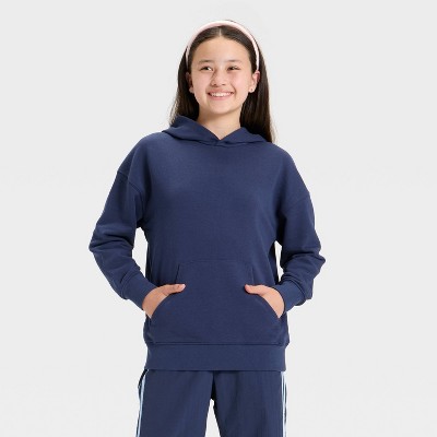 Girls' French Terry Oversized Pullover Sweatshirt - art class™