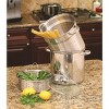 COOKPRO 528 STEEL PASTA COOKER 8 QUART 4 PIECE ENCAPSULATED - 4 of 4