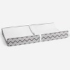Bacati - MixNMatch Gray White Changing Pad Cover - 4 of 4
