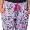 Kuromi Women's Punk Rabbit Allover Print Design Adult Lounge Pajama Pants - 3 of 4