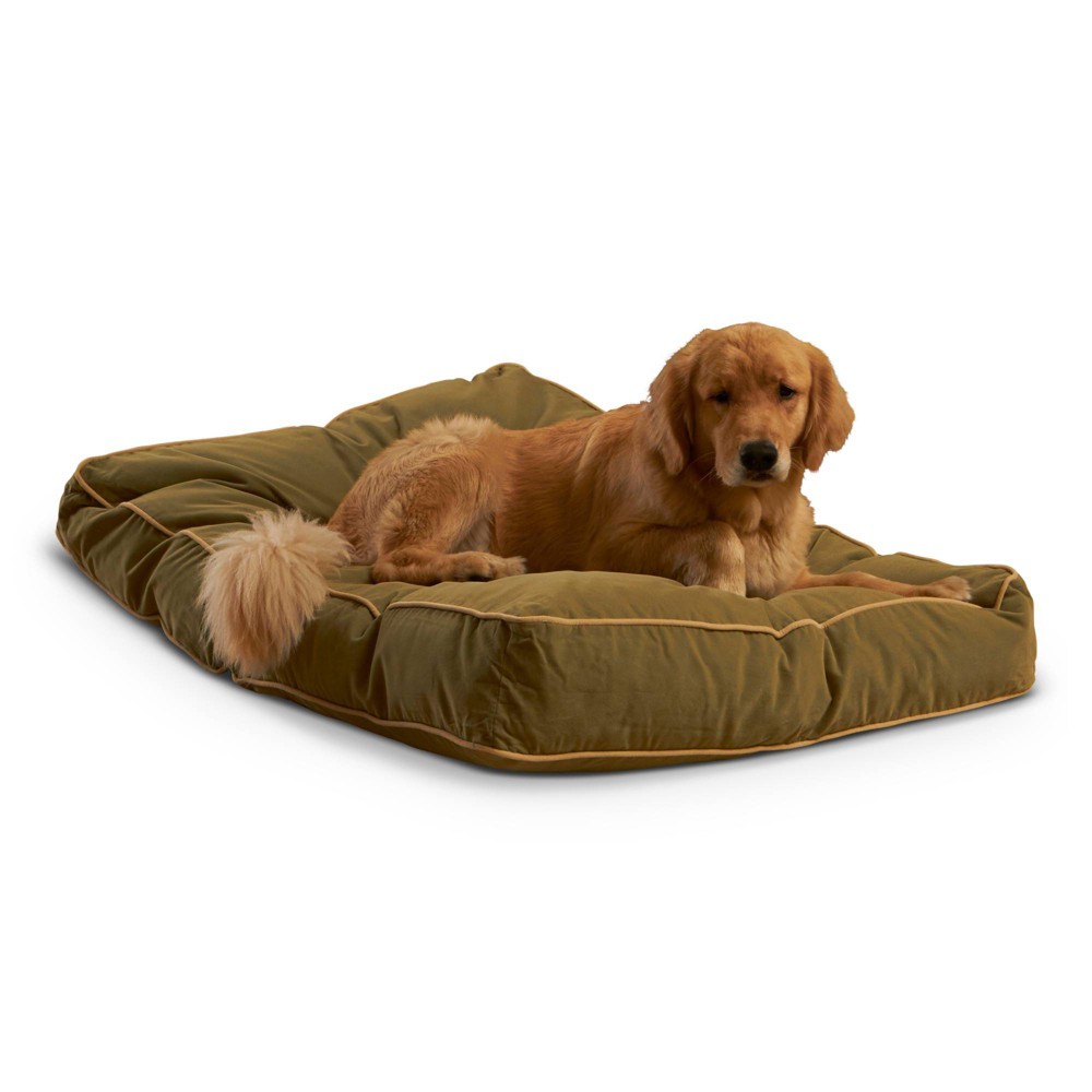 Photos - Bed & Furniture Kensington Garden Buster Reversible Rectangle Pillow Dog Bed - Moss - L