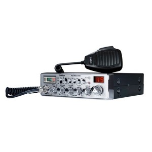 Uniden® PC78LTXFM 40-Channel CB Radio, AM/FM Transmit and Receive with Integrated SWR Antenna in Black - 1 of 4