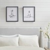 Ridstar Set of 2 Wall Art Vignette-White - 3 of 4