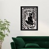 Wynwood Studio 15" x 21" Astral Moonlight Framed Wall Art Print Black: Modern Digital Art, Vertical Orientation - 4 of 4