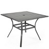 5PCS Patio Dining Table & Chair Set Outdoor Patio Furniture Set w/ 4 Seat Mesh - 4 of 4