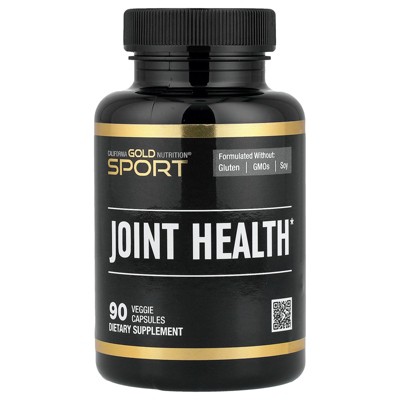 California Gold Nutrition Sport, Joint Health with MSM, Glucosamine HCL, Chondroitin Sulfate, Turmeric and Boswellia, 90 Veggie Capsules