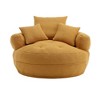 Kumasinova Chenille Large Bean Bag Chairs for Adults,Fluffy Floor Sofa with 3 Pillows,No Assembly Lounge Chair Indoor for Living Room,Lounge - 2 of 4