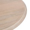 Kate and Laurel Hingham Wood Side Table, 16x16x24, White - 3 of 4