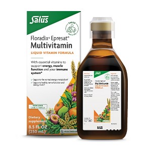 Floradix Epresat Adult Multivitamin - Daily Liquid Multivitamin - Energy Support & Liver Health Support - Vegetarian, Non-GMO - 1 of 4