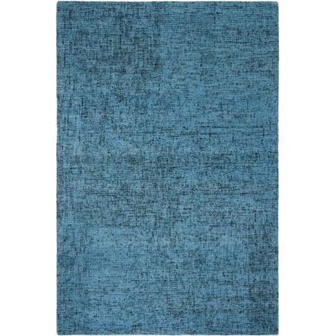 Cornwell Abstract Aqua/Navy Area Rug Steelside Rug Size: Rectangle 6'7 x 9