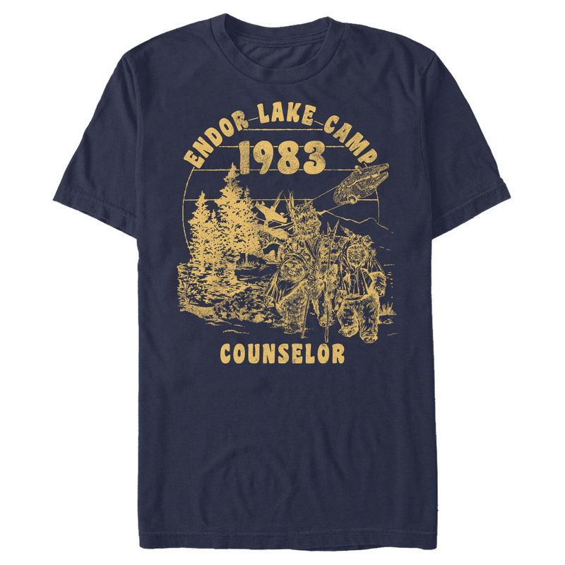 Men's Star Wars Endor Lake Camp Counselor T-Shirt, 1 of 6