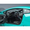 Lamborghini Huracan EVO Blu Glauco Blue 1/18 Model Car by Autoart - 4 of 4