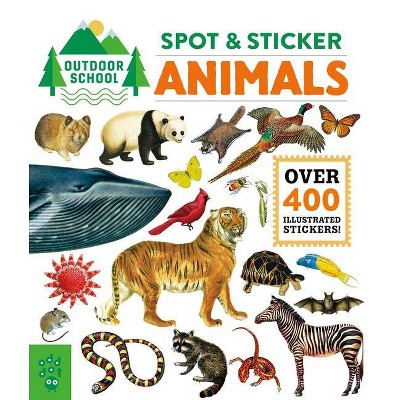 Outdoor School: Spot & Sticker Animals - by  Odd Dot (Paperback)