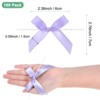 Unique Bargains Polyester Craft DIY Decorative Ribbon Twist Tie Bows 2.4x2.8" 100 Pcs - 3 of 4