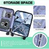 Luupatchy 20 inches Carry On Luggage and 14 inches Mini Cosmetic Cases Luggage Sets,with Expandable Spinner and TSA Lock Business for Men Women - 3 of 4