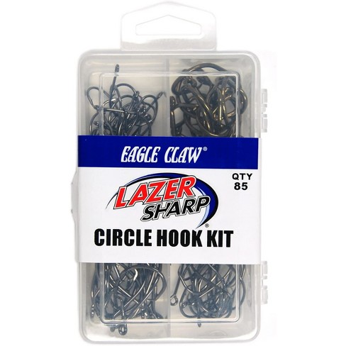  Eagle Claw Lazer Sharp Hooks (8-Pack), Size 2/0 : Sports &  Outdoors