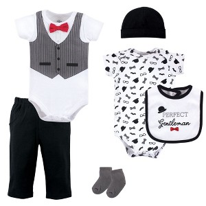 Little Treasure Baby Boy Layette 6-Piece Set, Gentleman - 1 of 1