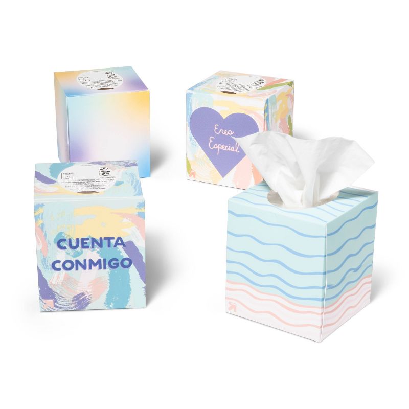Ultra Soft Facial Tissue - 4pk/65ct - up &#38; up&#8482;, 2 of 4