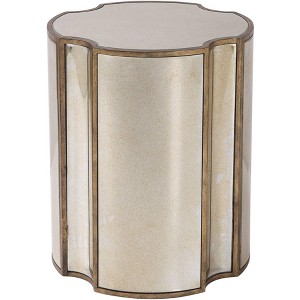 Uttermost Harlow 20" Wide Mirrored Quatrefoil Accent Table - 1 of 1