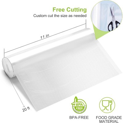 Bonsenkitchen BPA-Free Heavy Duty Vacuum Sealer Rolls, 11" x 20'