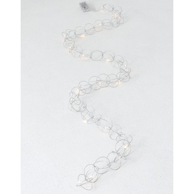 Sullivans Led Hoop Garland 72"L Silver