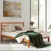 ELJGET Twin Solid Wood Bed Frame with Headboard, Strong Wooden Slats, 1100 lbs Weight Support, Quiet Structure, No Box Spring Required - 3 of 4