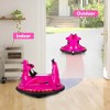 Honeyjoy 12V Bumper Car for Kids Toddlers Electric Ride On Car Vehicle with 360° Spin Blue/Pink/Red/Purple - 4 of 4