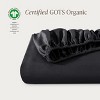 400 Thread Count Organic Cotton Sateen Fitted Sheet by Bare Home - 2 of 4